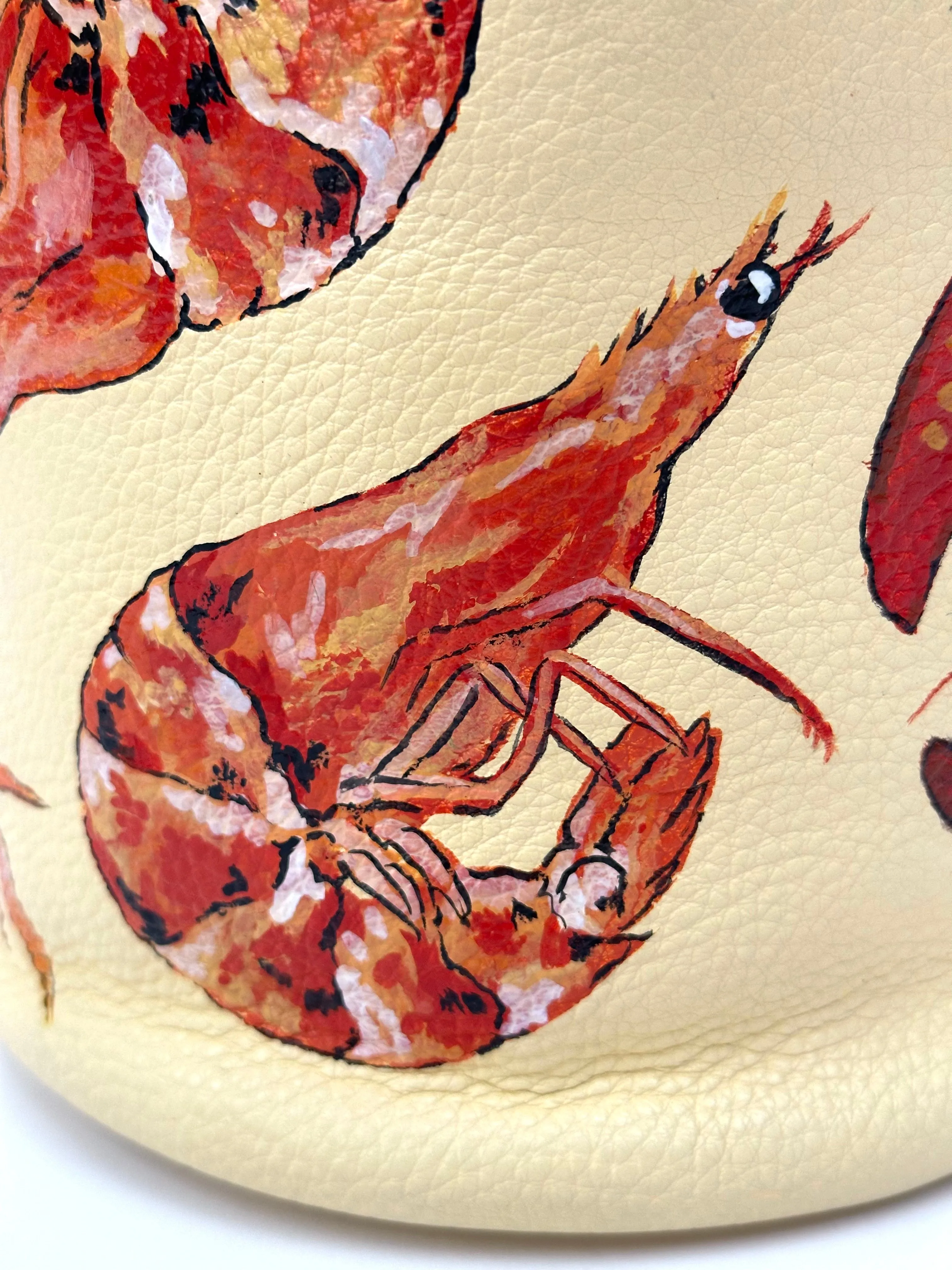 Prawn Cocktail Hand Painted Bag
