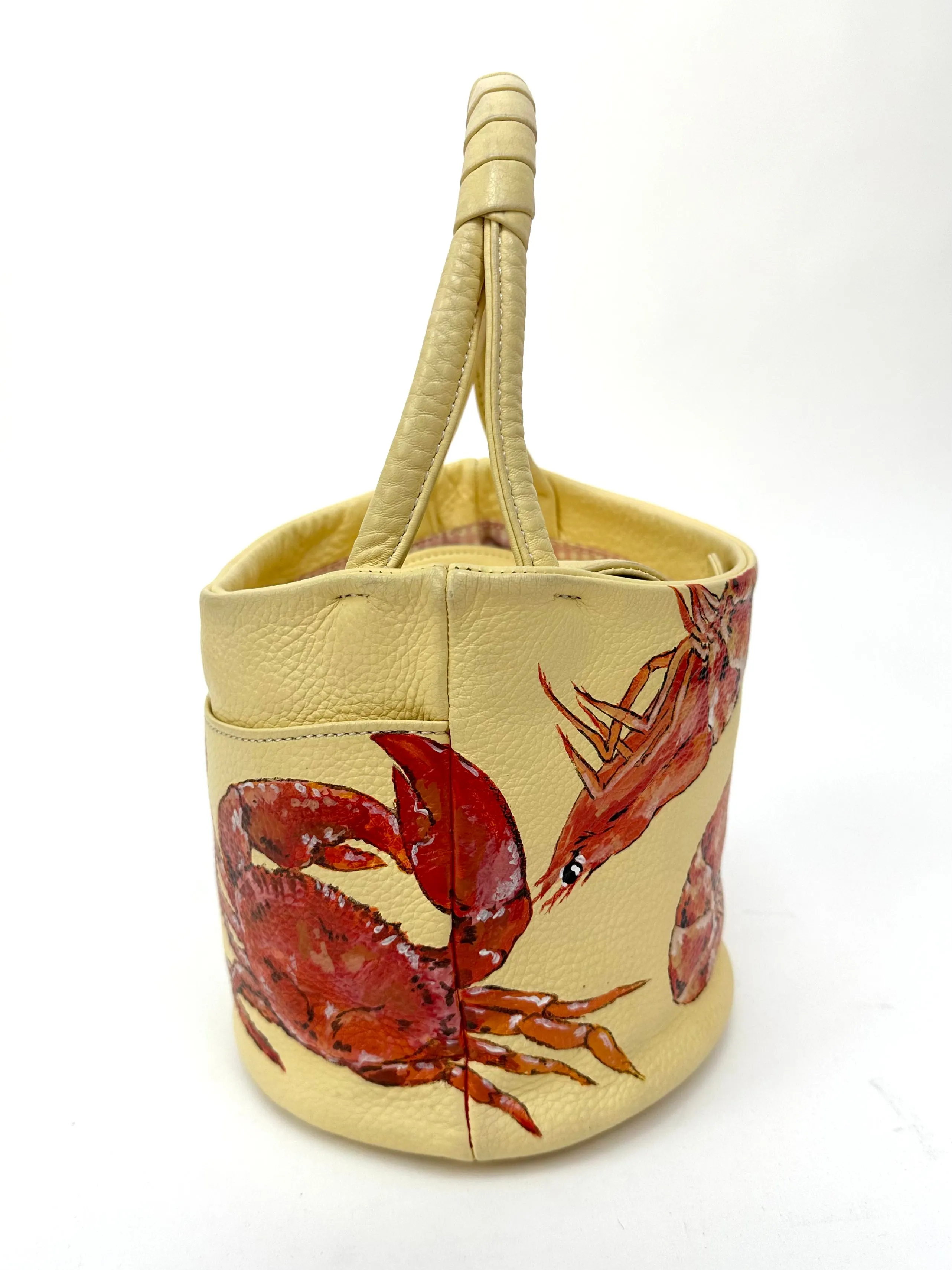Prawn Cocktail Hand Painted Bag