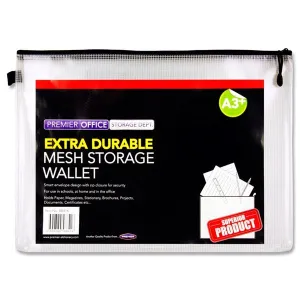 Premier Universal A3  Durable Mesh Storage Wallet