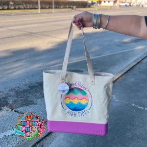 Printed Canvas Bogg® Bags - Good Vibes