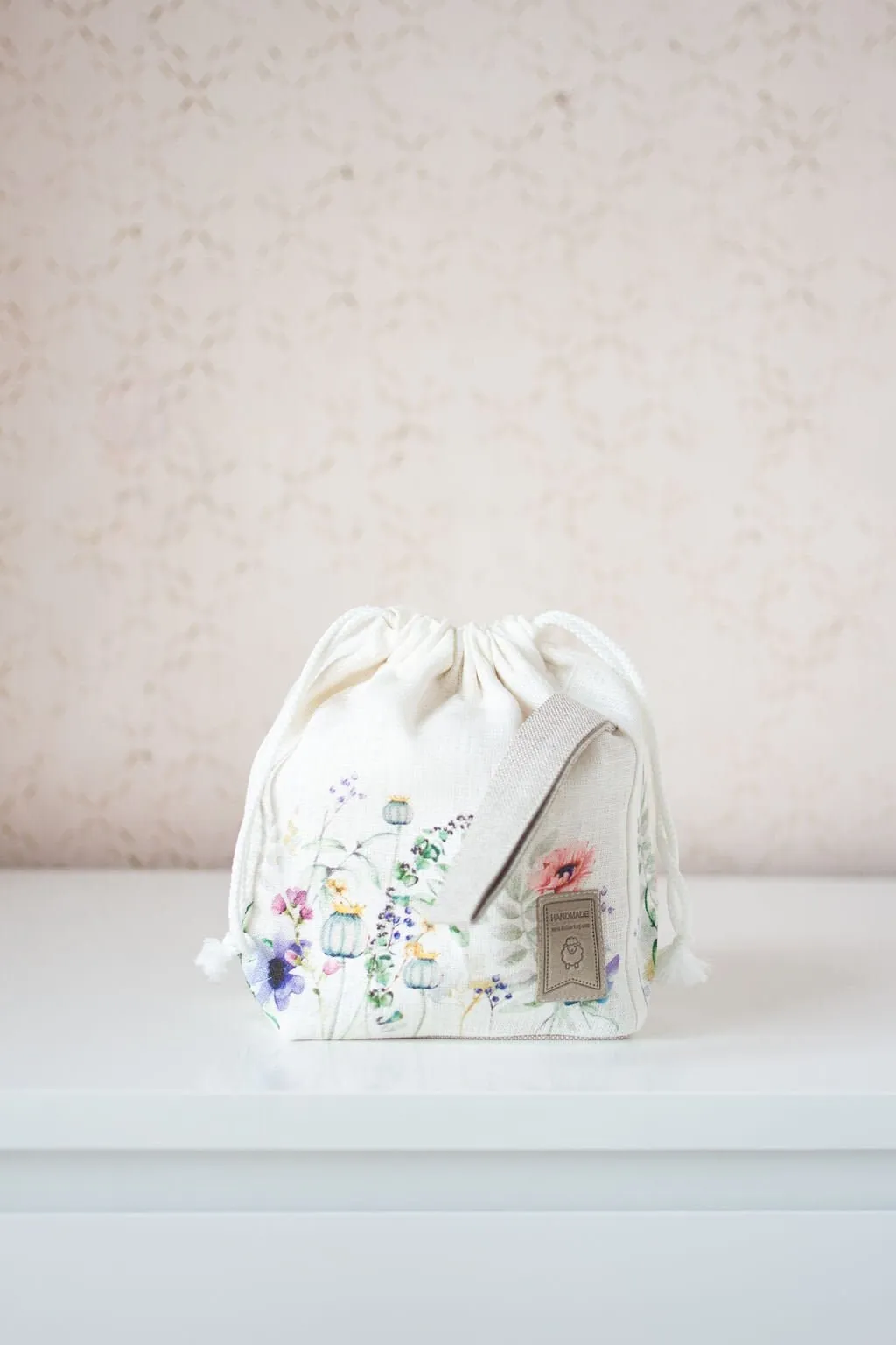 Project Bag. Special KnitterBag design. Summer Flowers collection