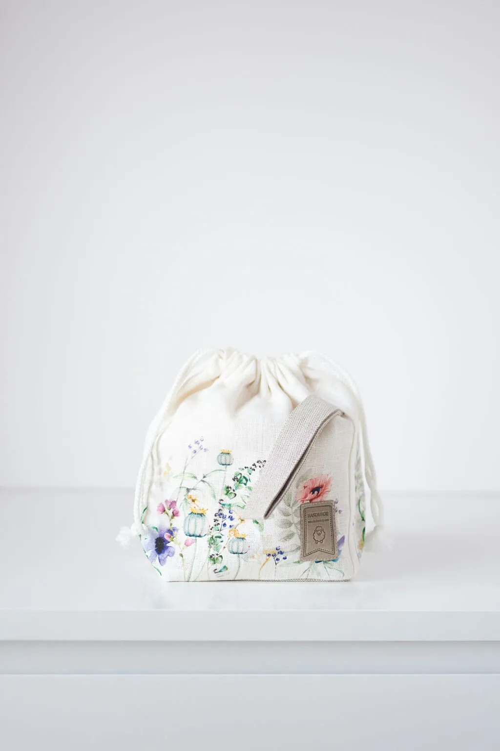 Project Bag. Special KnitterBag design. Summer Flowers collection