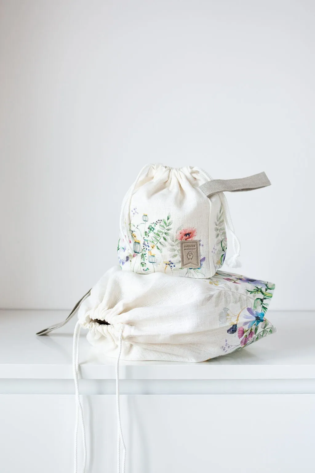 Project Bag. Special KnitterBag design. Summer Flowers collection