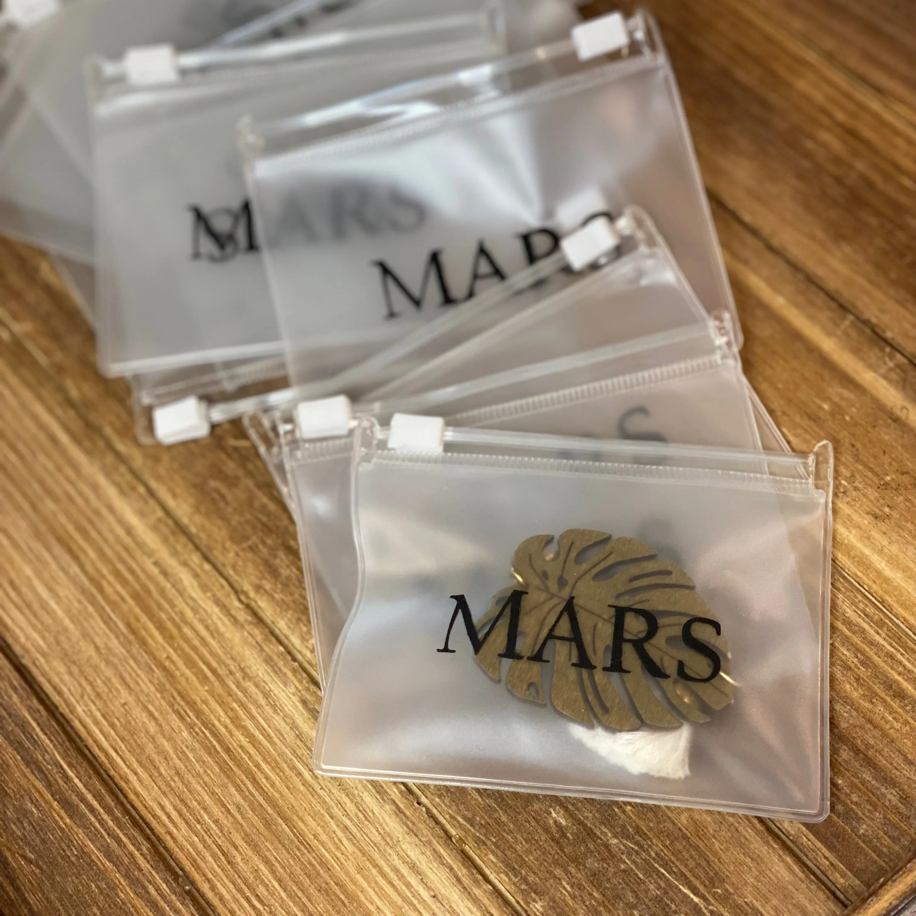 PROMO - MEDIUM - Custom 100 Zipper Bags (4.5x4.5") and  50 Ribbon Bags (4x4") -