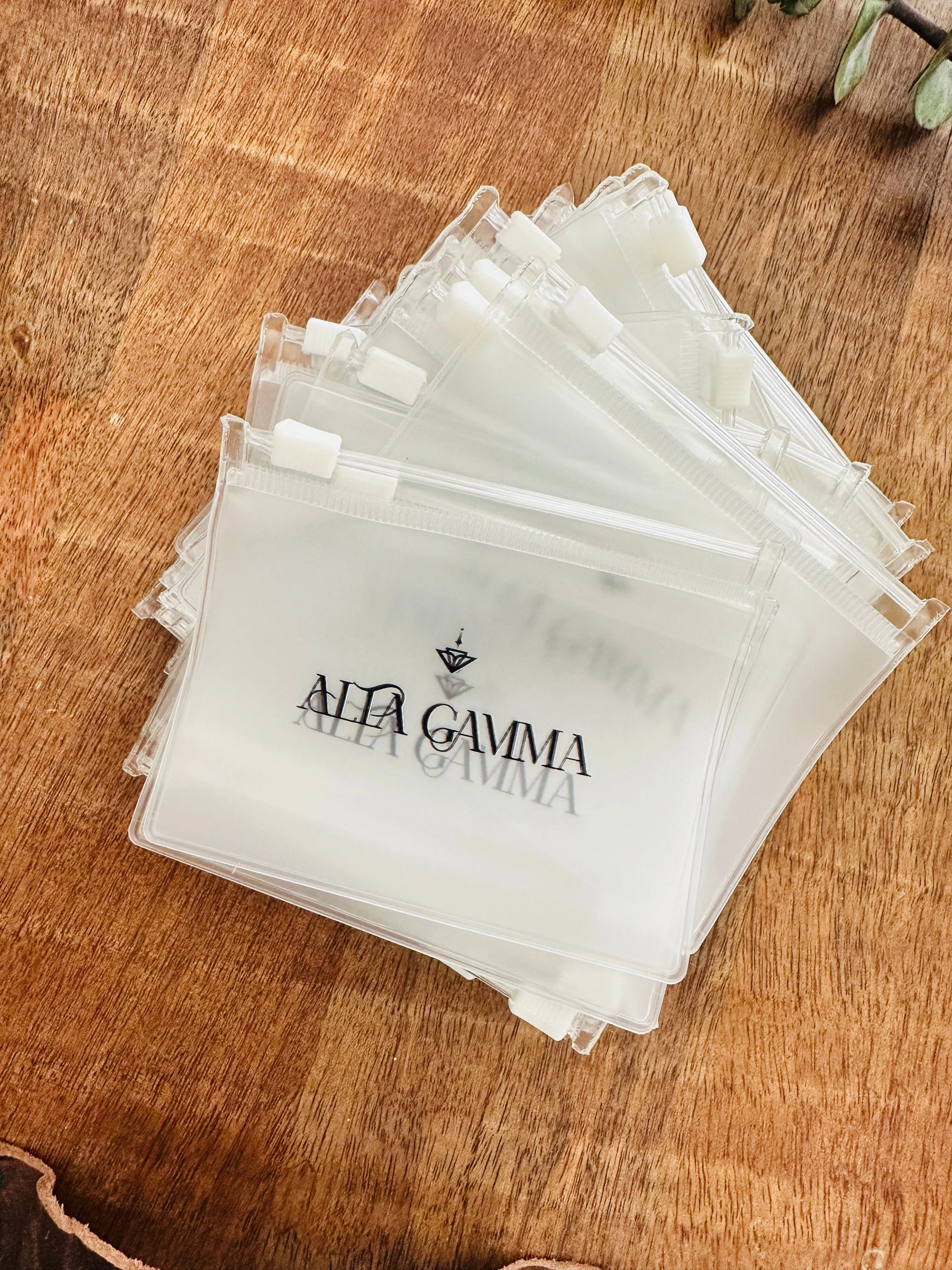PROMO - MEDIUM - Custom 100 Zipper Bags (4.5x4.5") and  50 Ribbon Bags (4x4") -