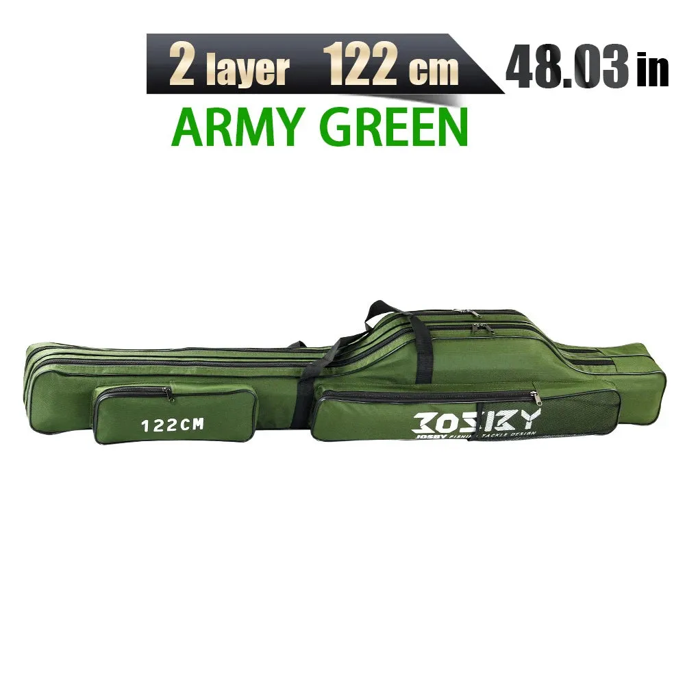 PROXPEHigh Quality Multi-purpose Oxford Cloth foldable Fishing Rod Bags Fishing Pole Tools Fishing Gear Tools 60-150/152/180CM