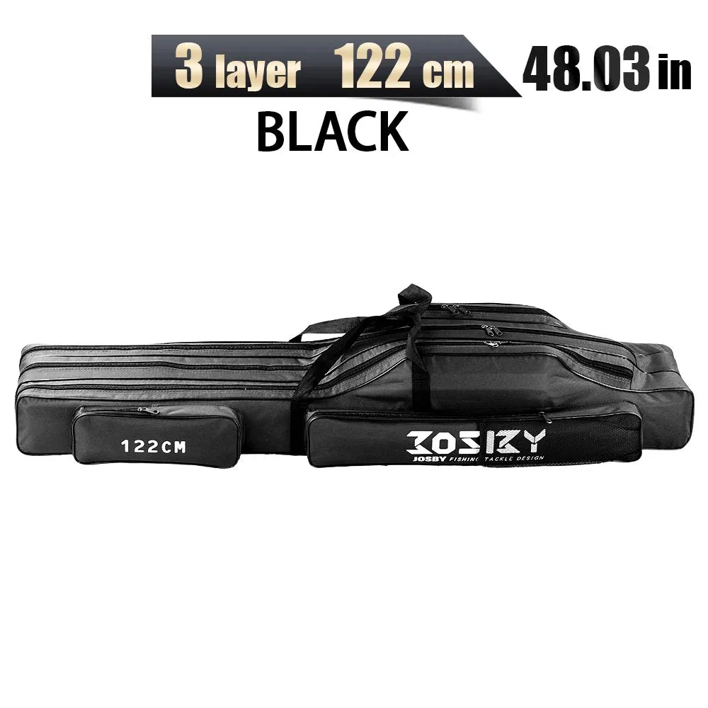 PROXPEHigh Quality Multi-purpose Oxford Cloth foldable Fishing Rod Bags Fishing Pole Tools Fishing Gear Tools 60-150/152/180CM