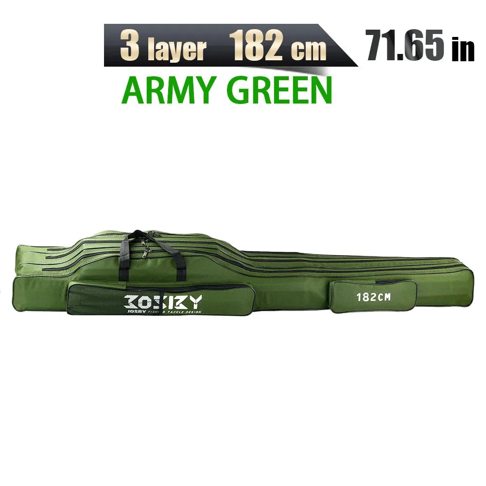 PROXPEHigh Quality Multi-purpose Oxford Cloth foldable Fishing Rod Bags Fishing Pole Tools Fishing Gear Tools 60-150/152/180CM