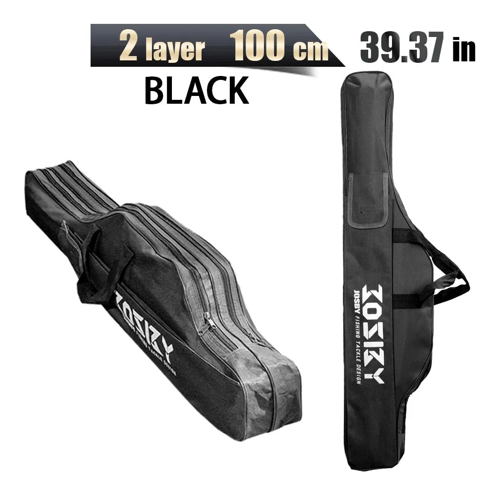 PROXPEHigh Quality Multi-purpose Oxford Cloth foldable Fishing Rod Bags Fishing Pole Tools Fishing Gear Tools 60-150/152/180CM