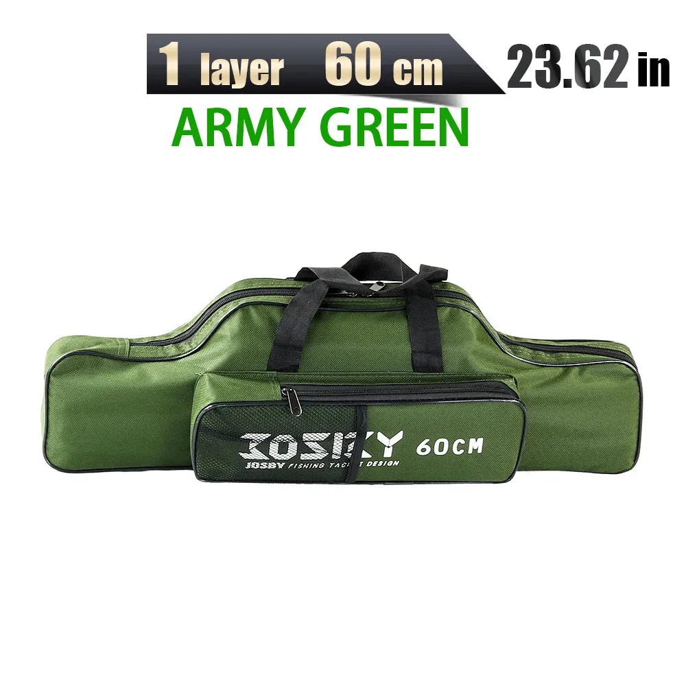 PROXPEHigh Quality Multi-purpose Oxford Cloth foldable Fishing Rod Bags Fishing Pole Tools Fishing Gear Tools 60-150/152/180CM