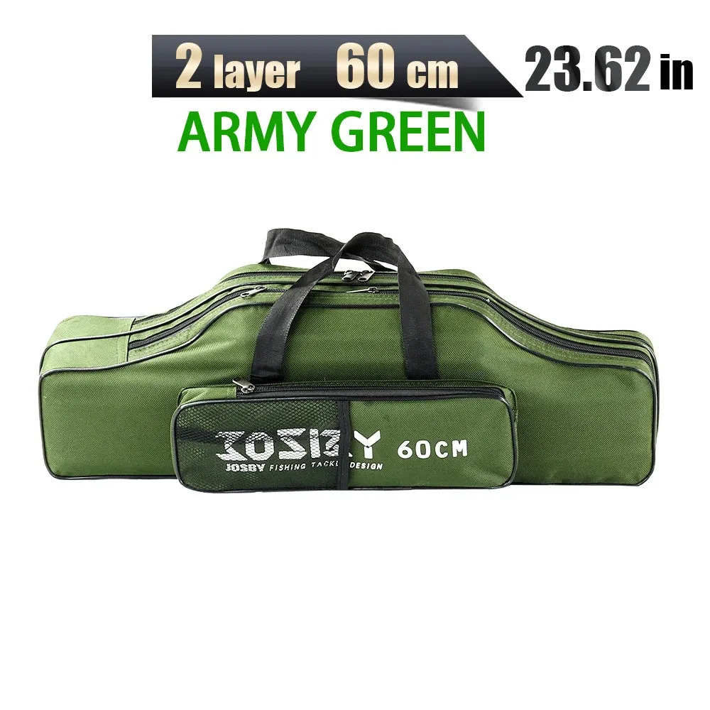 PROXPEHigh Quality Multi-purpose Oxford Cloth foldable Fishing Rod Bags Fishing Pole Tools Fishing Gear Tools 60-150/152/180CM