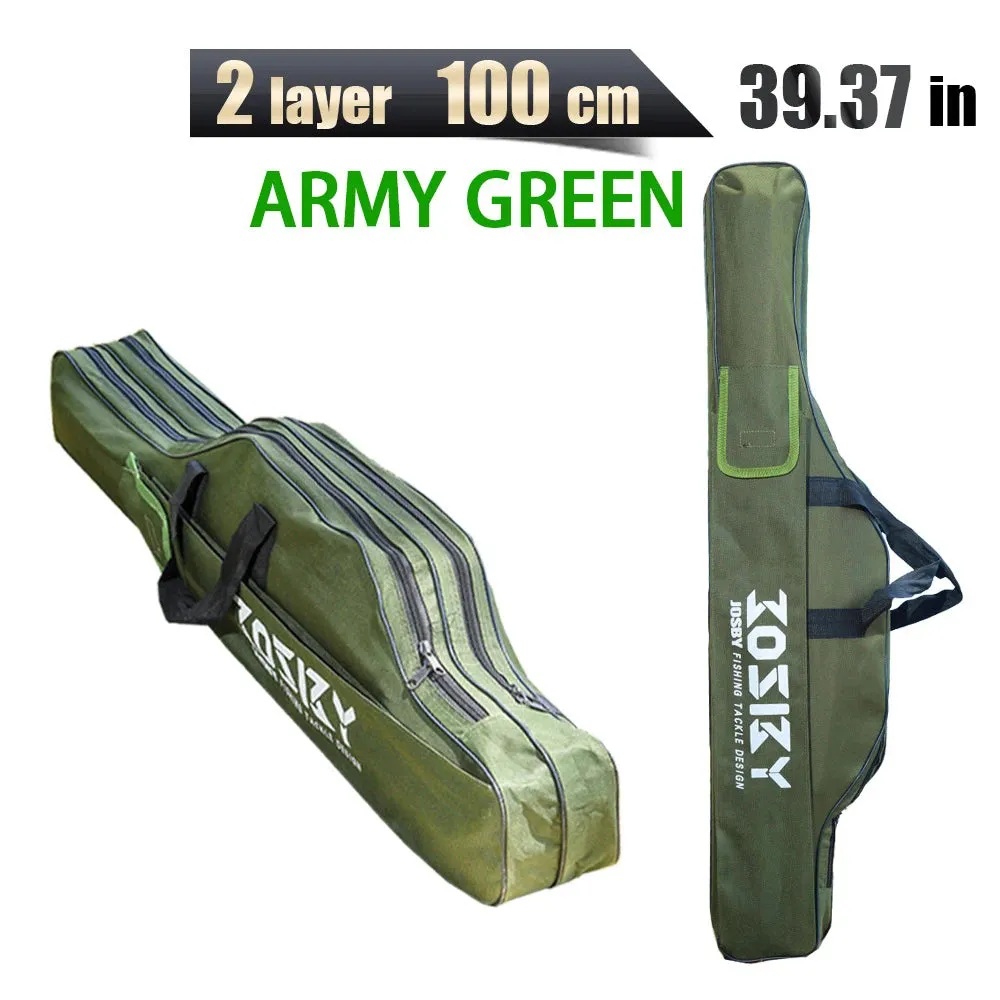 PROXPEHigh Quality Multi-purpose Oxford Cloth foldable Fishing Rod Bags Fishing Pole Tools Fishing Gear Tools 60-150/152/180CM