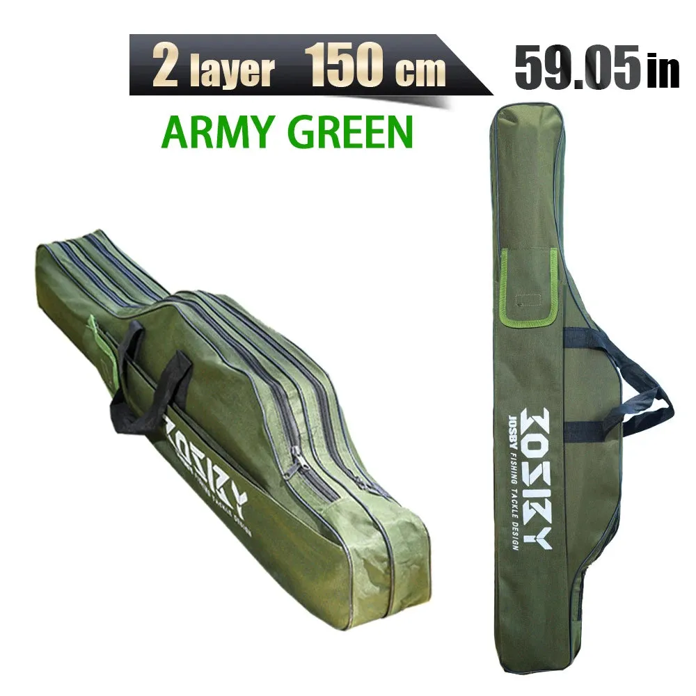 PROXPEHigh Quality Multi-purpose Oxford Cloth foldable Fishing Rod Bags Fishing Pole Tools Fishing Gear Tools 60-150/152/180CM