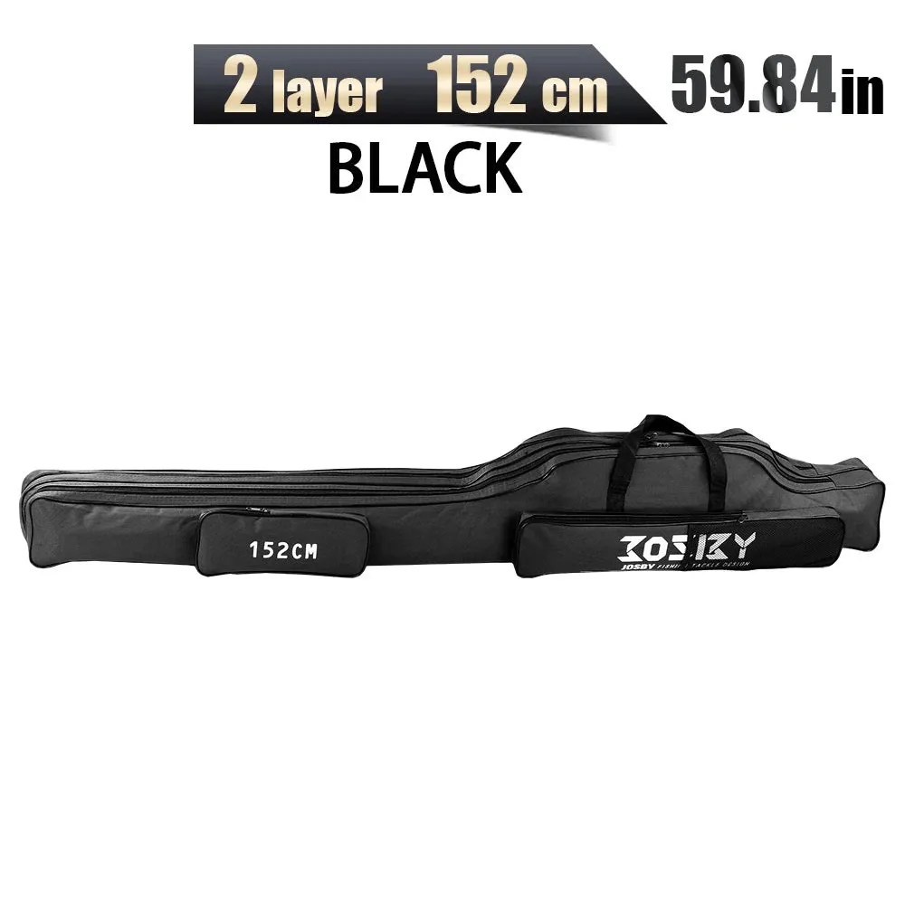 PROXPEHigh Quality Multi-purpose Oxford Cloth foldable Fishing Rod Bags Fishing Pole Tools Fishing Gear Tools 60-150/152/180CM