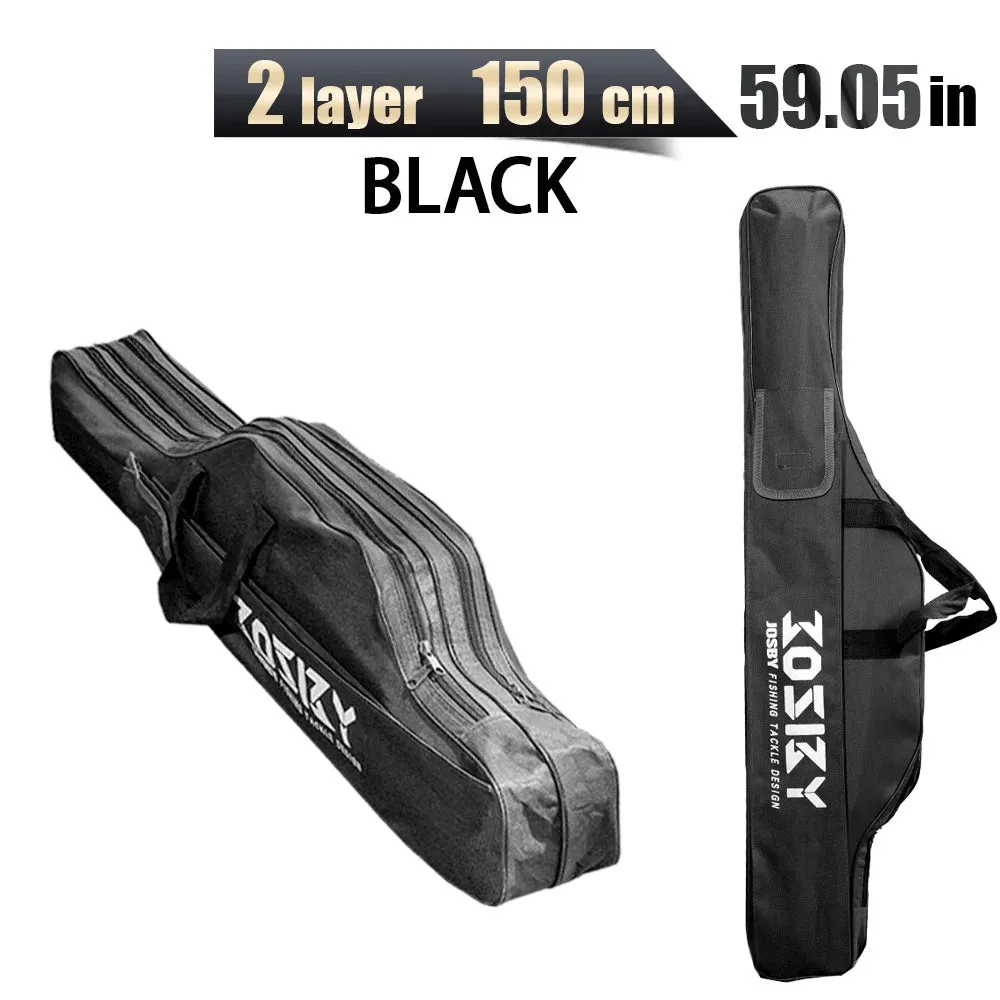 PROXPEHigh Quality Multi-purpose Oxford Cloth foldable Fishing Rod Bags Fishing Pole Tools Fishing Gear Tools 60-150/152/180CM