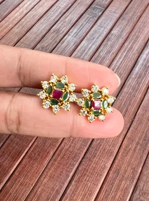 Pure 925 Silver CZ Earrings