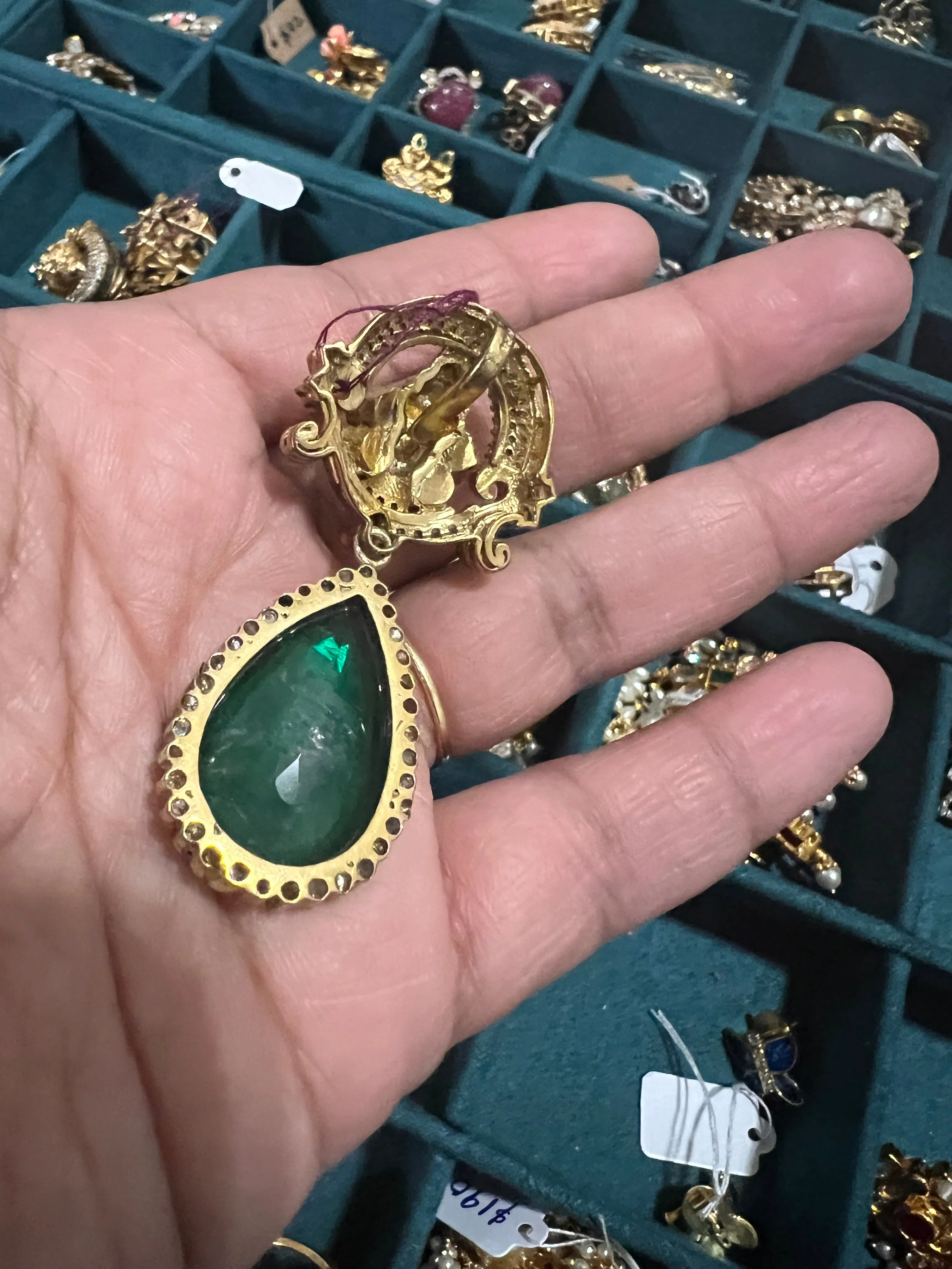 Pure 925 Silver Moissanite Balaji Pendant