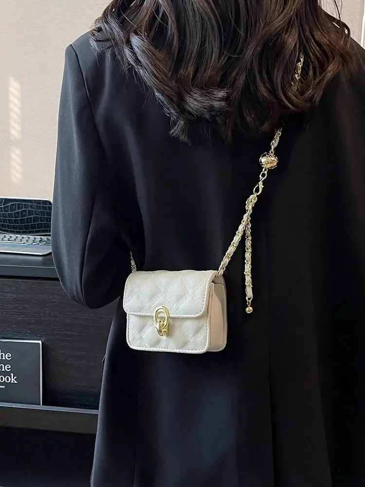 Quilted Small Square Chain Bag