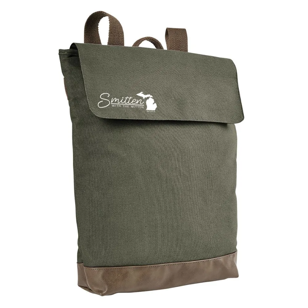 "Smitten With The Mitten" Canvas Day Pack