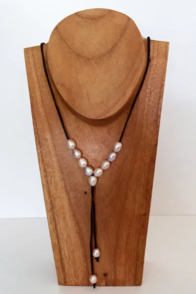 "The Weekender" Adjustable Freshwater Pearl Necklace