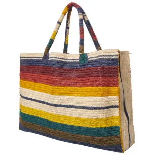 Raffia Weekender Bag- Horizon