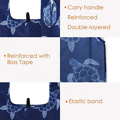 Reusable Animal Patterned Shopping  Bags - Pack of 12
