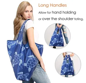 Reusable Animal Patterned Shopping  Bags - Pack of 12