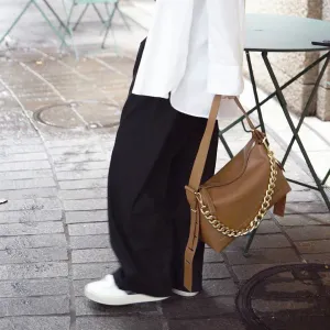 Rhode leather tan shoulder bag