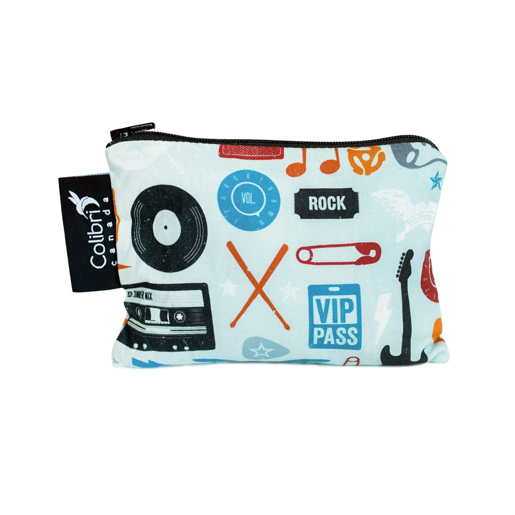 Rock n' Roll Reusable Snack Bag - Small