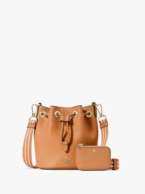 Rosie Pebbled Leather Mini Bucket Bag