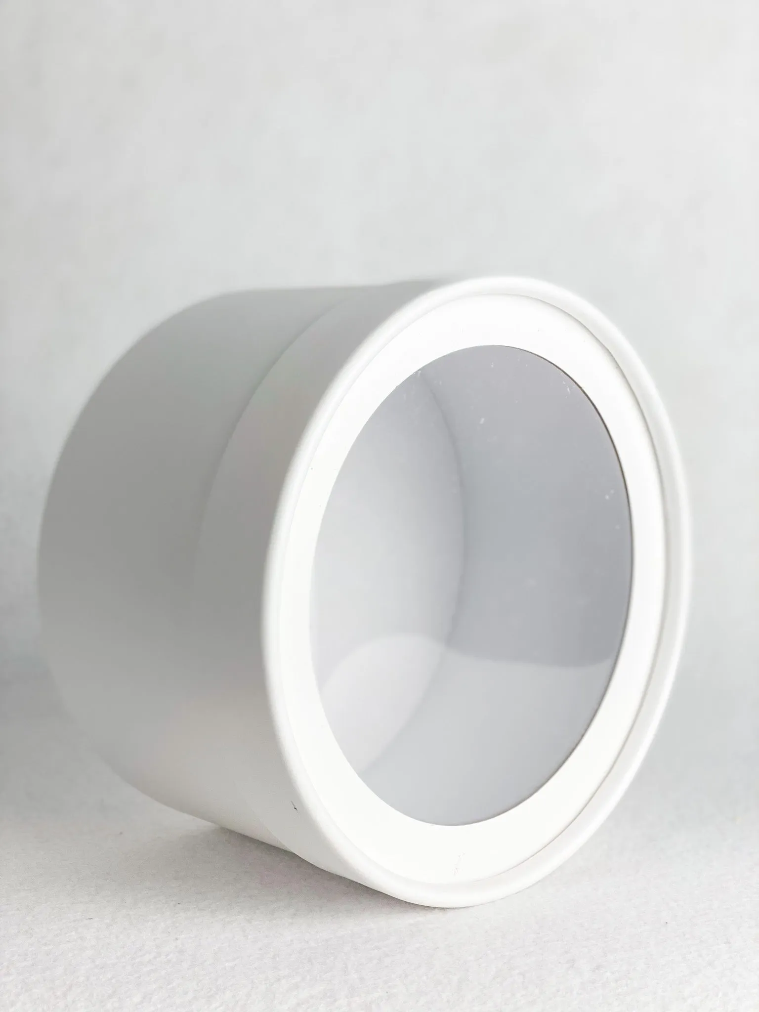 Round Flower Box with Transparent Cover – Elegant Display Box