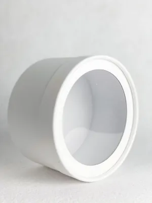 Round Flower Box with Transparent Cover – Elegant Display Box