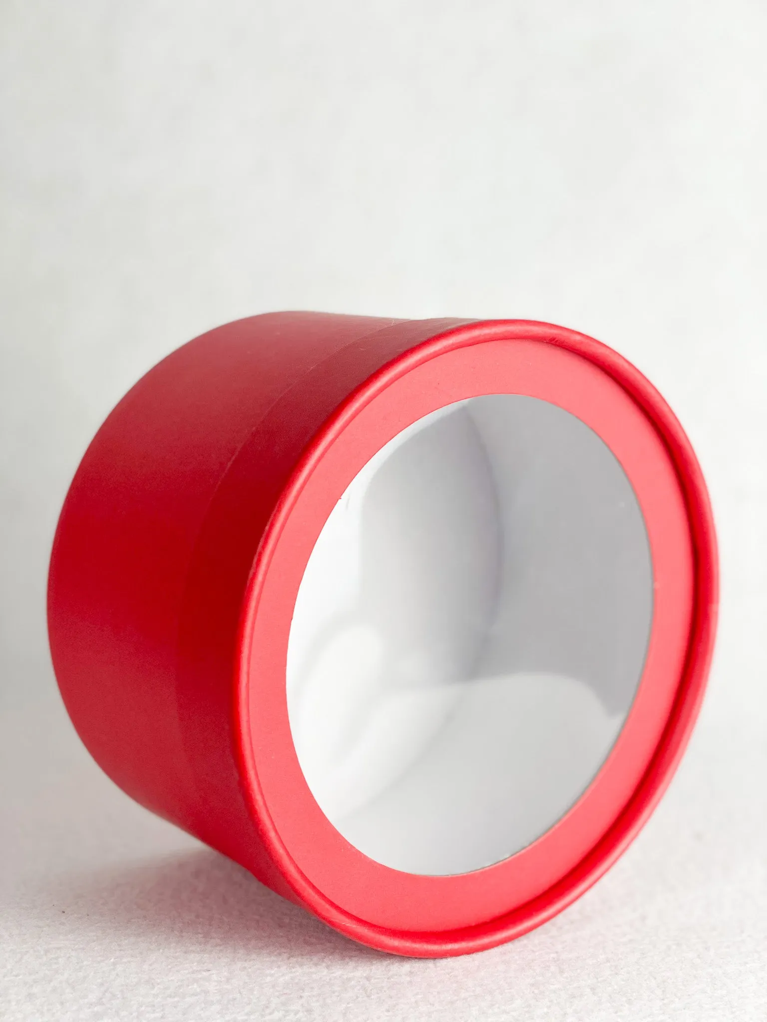 Round Flower Box with Transparent Cover – Elegant Display Box