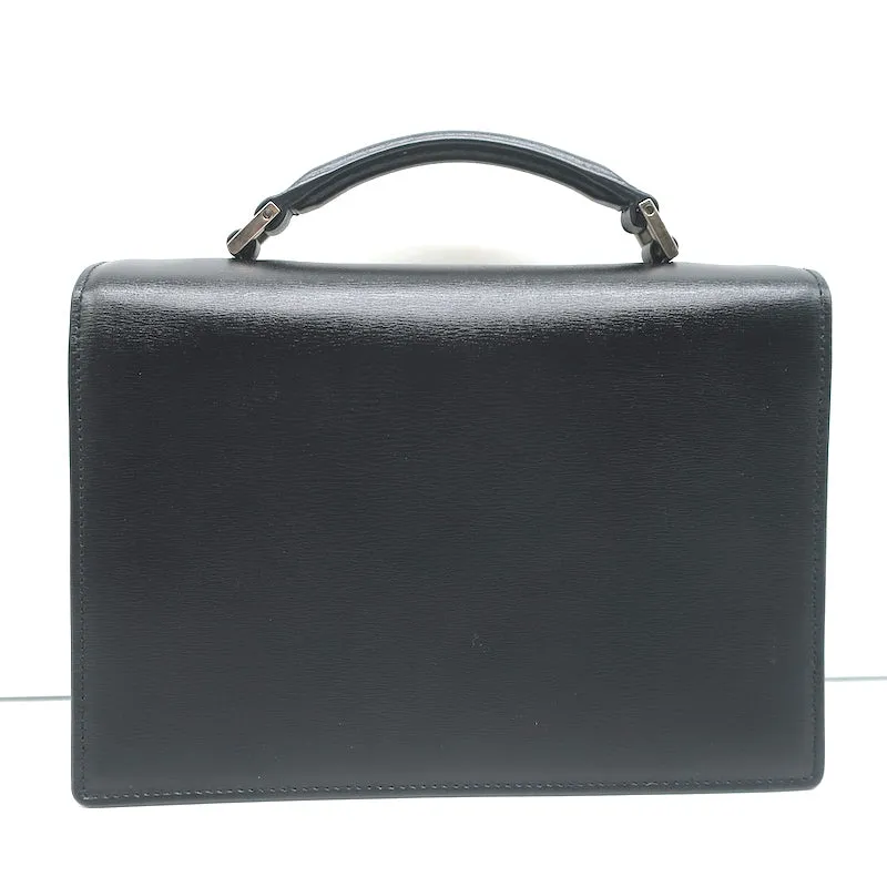 Saint Laurent Bellechasse Satchel Black Leather Small Crossbody Bag