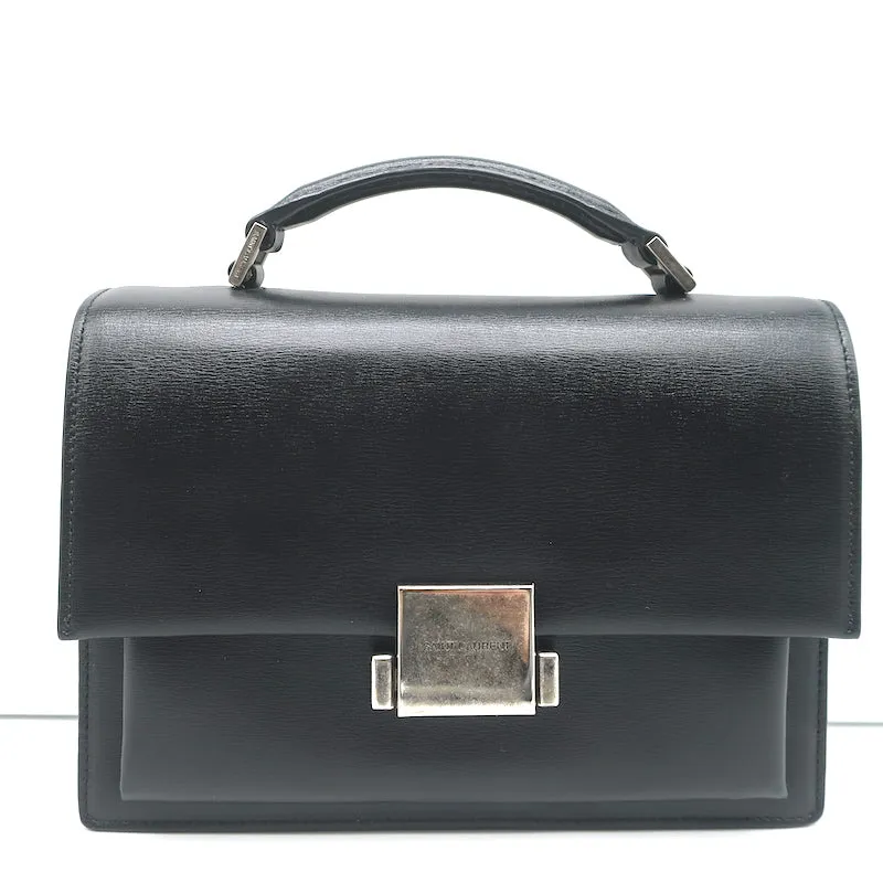Saint Laurent Bellechasse Satchel Black Leather Small Crossbody Bag