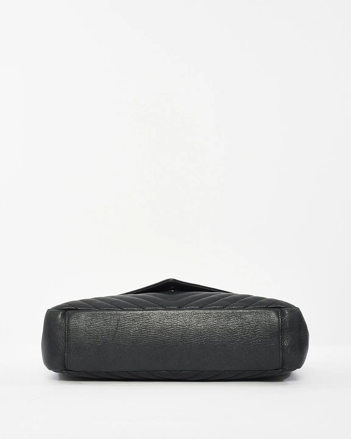 Saint Laurent Black Quilted Leather Large College Bag