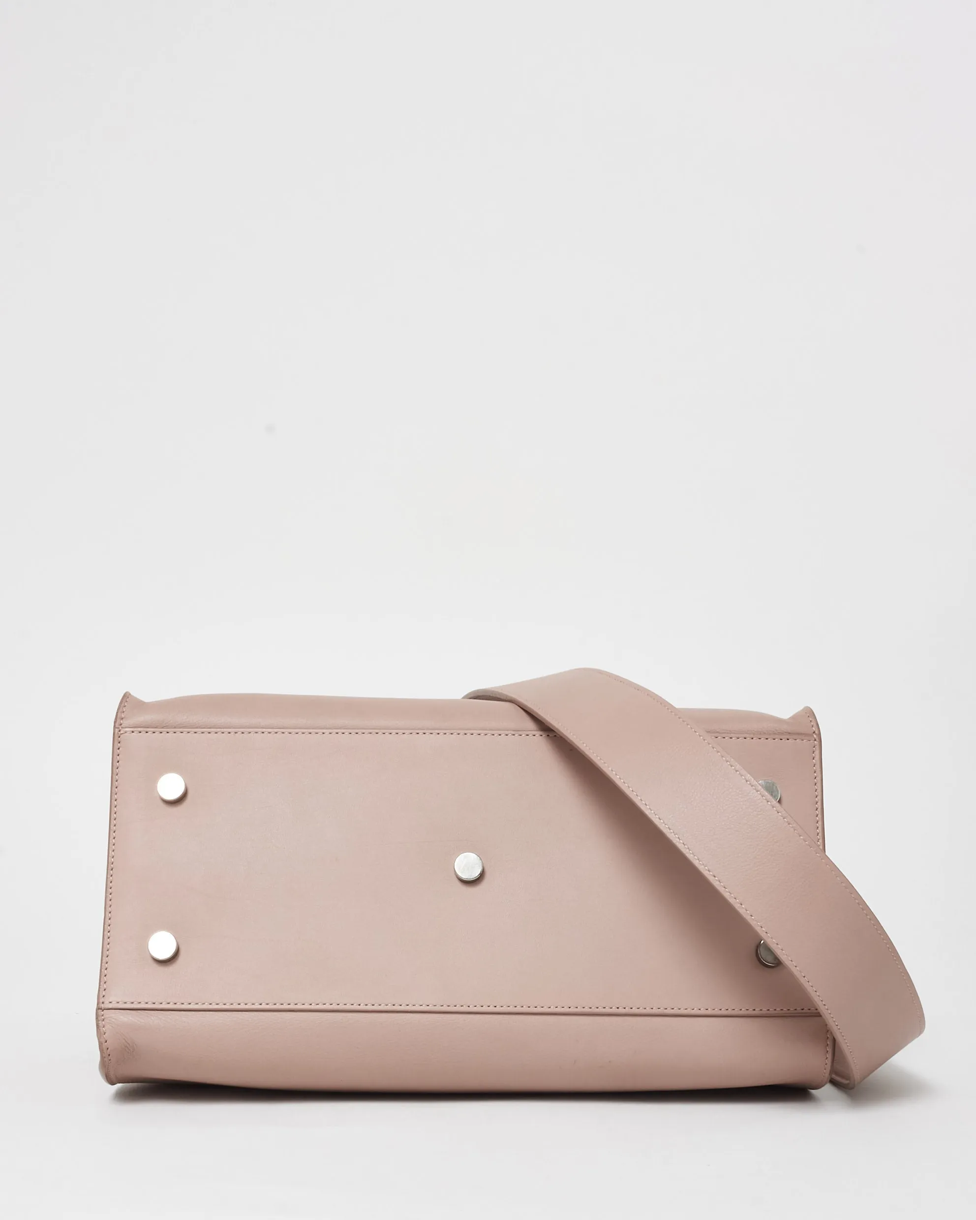Saint Laurent Dusty Pink Leather Downtown Cabas Bag