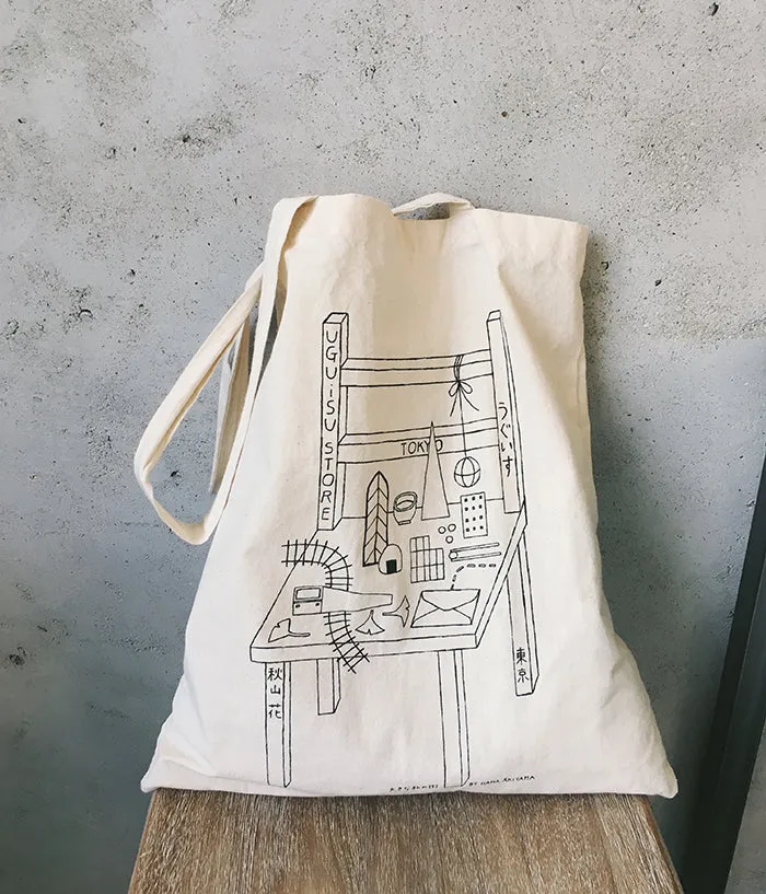 [SALE] Hana Akiyama x UGUISU Tote Bag