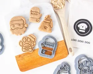 Santa Paws Cookie Cutter BUNDLE (BUNDLE of 4)