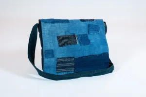 Satchel of Vintage Indigo Boro Cloth