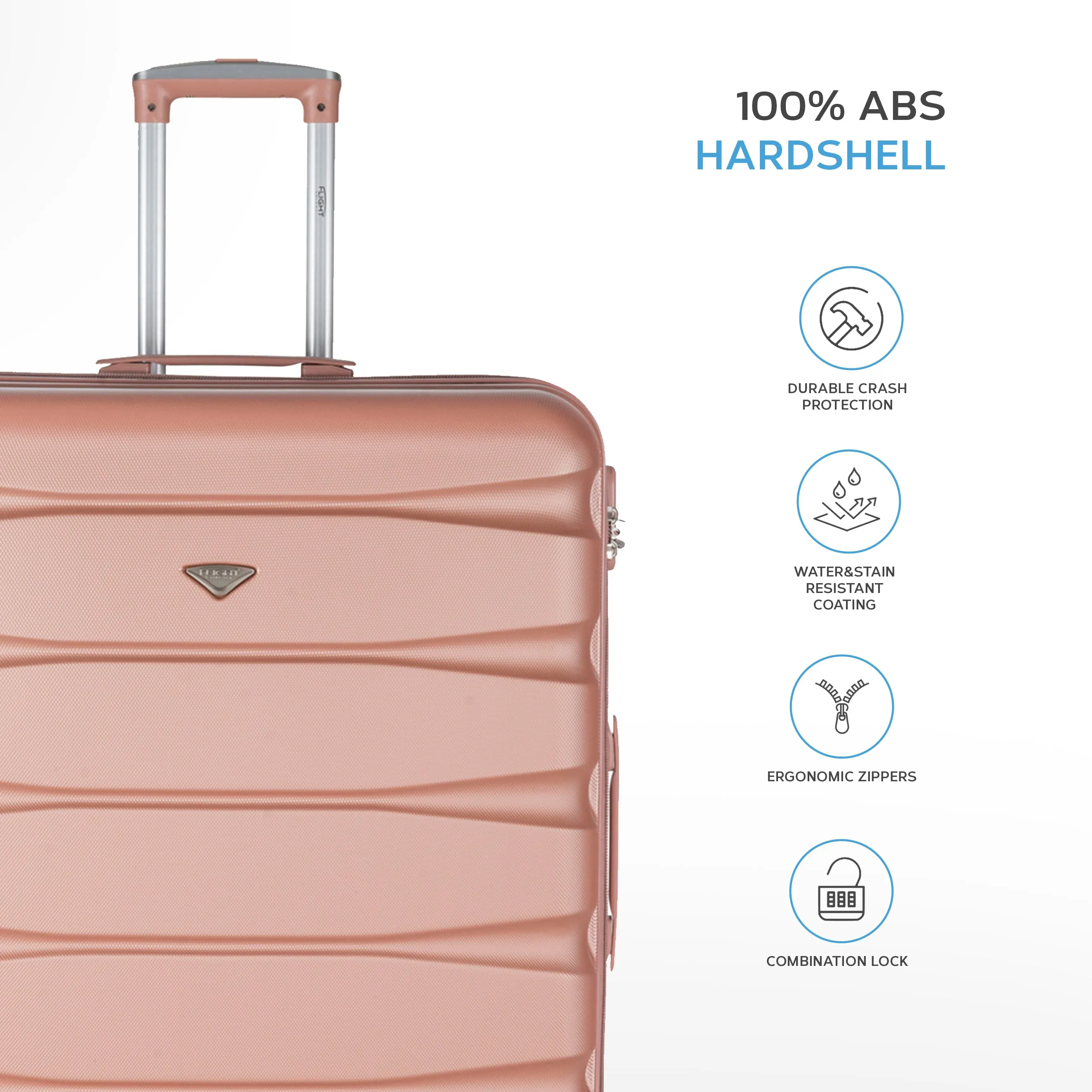 Set of 2 EasyJet Free Carry-on Cabin Bags   Large Check in Suitcase