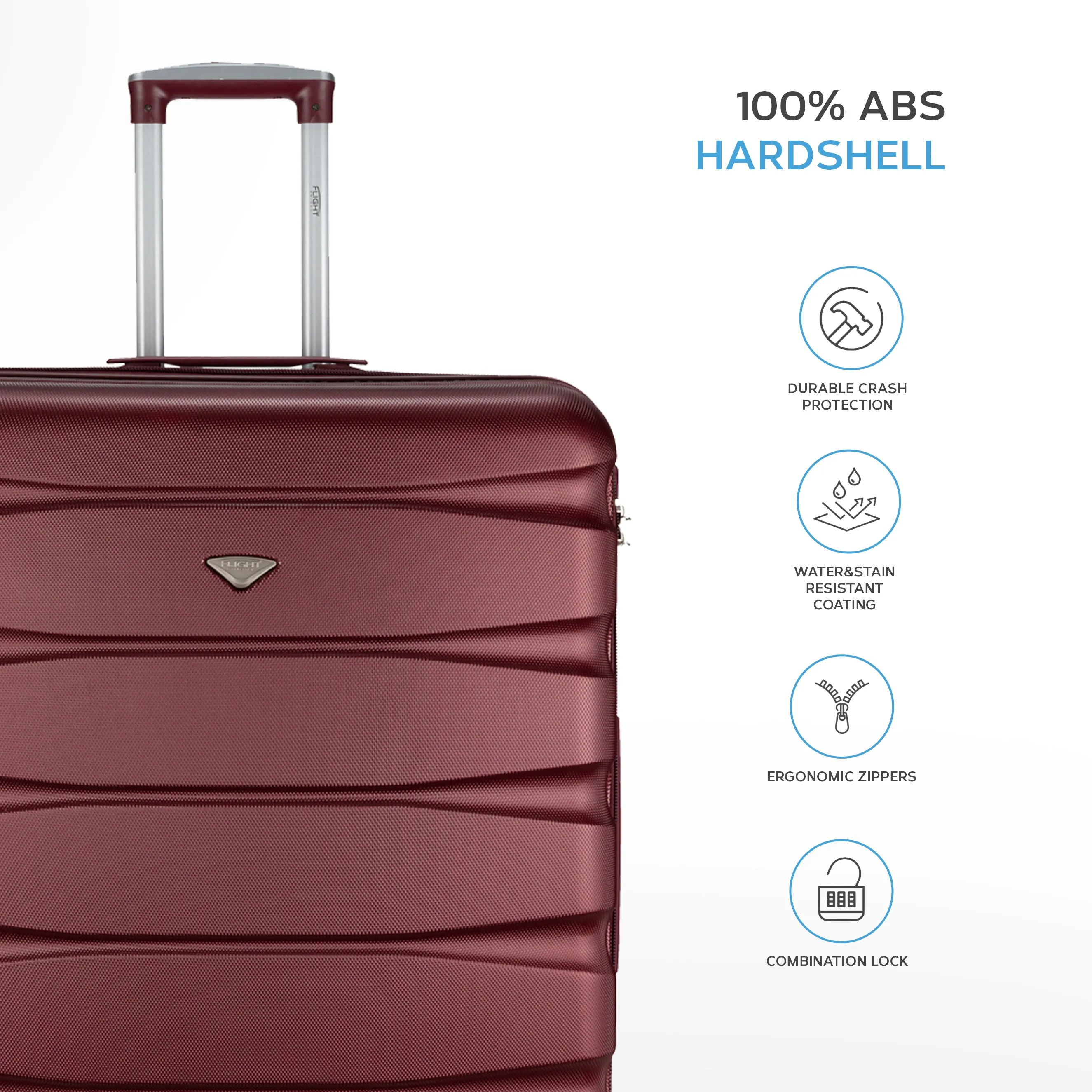 Set of 2 EasyJet Free Carry-on Cabin Bags   Large Check in Suitcase