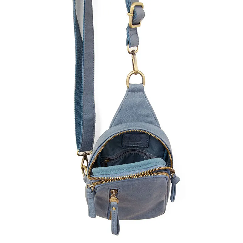 Skyler Sling Bag in Denim Blue