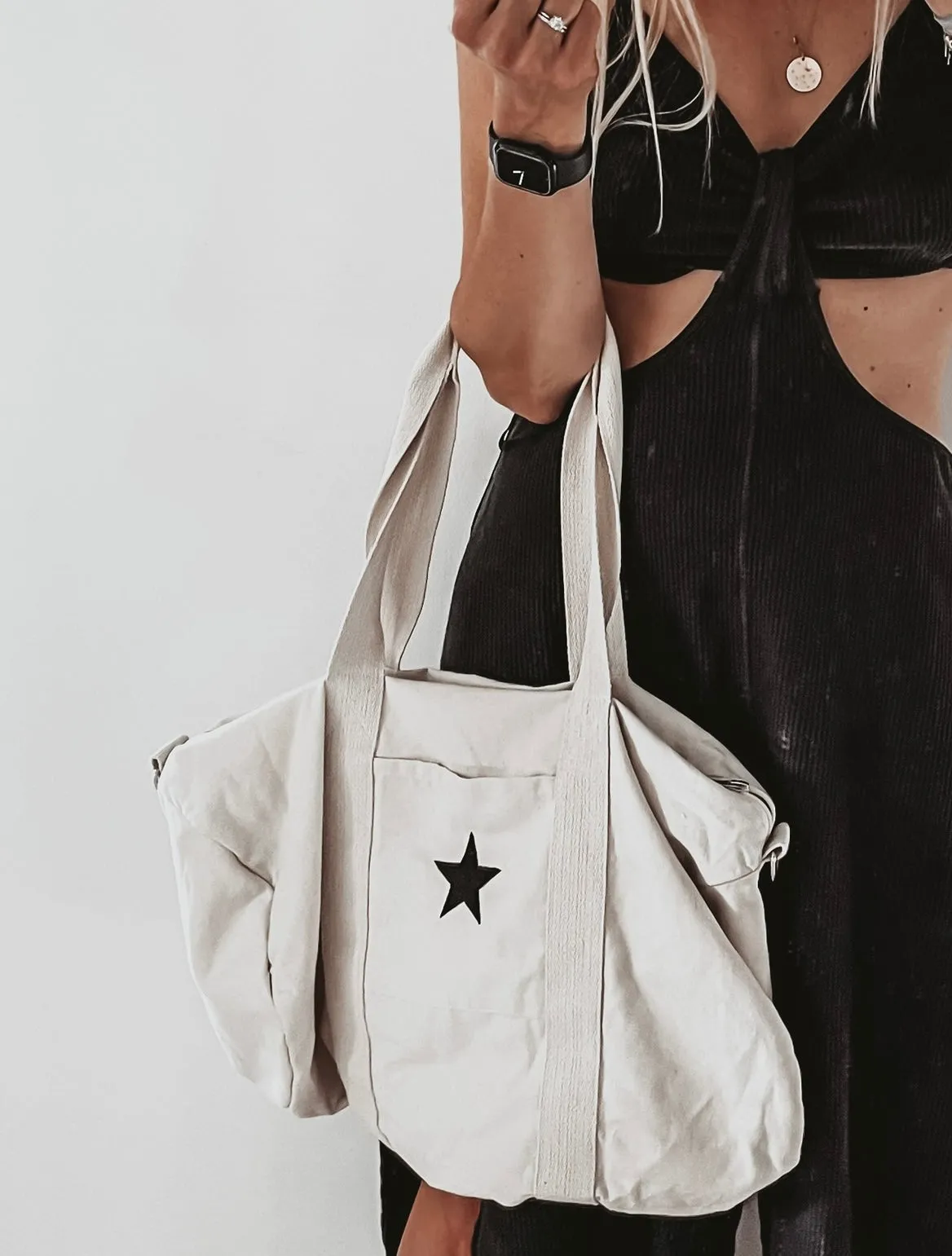 Slouchy Ibiza weekend beach canvas bags
