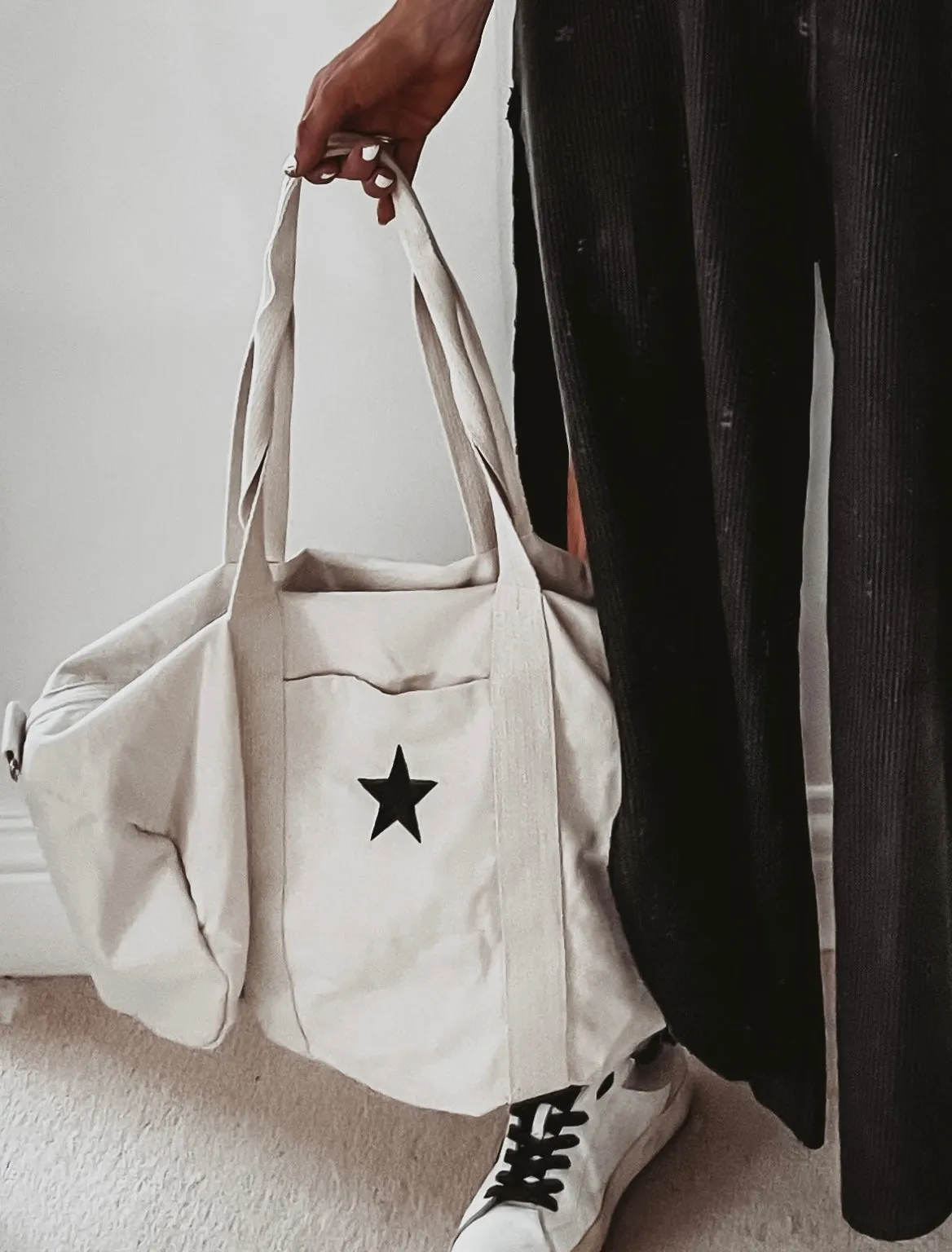 Slouchy Ibiza weekend beach canvas bags