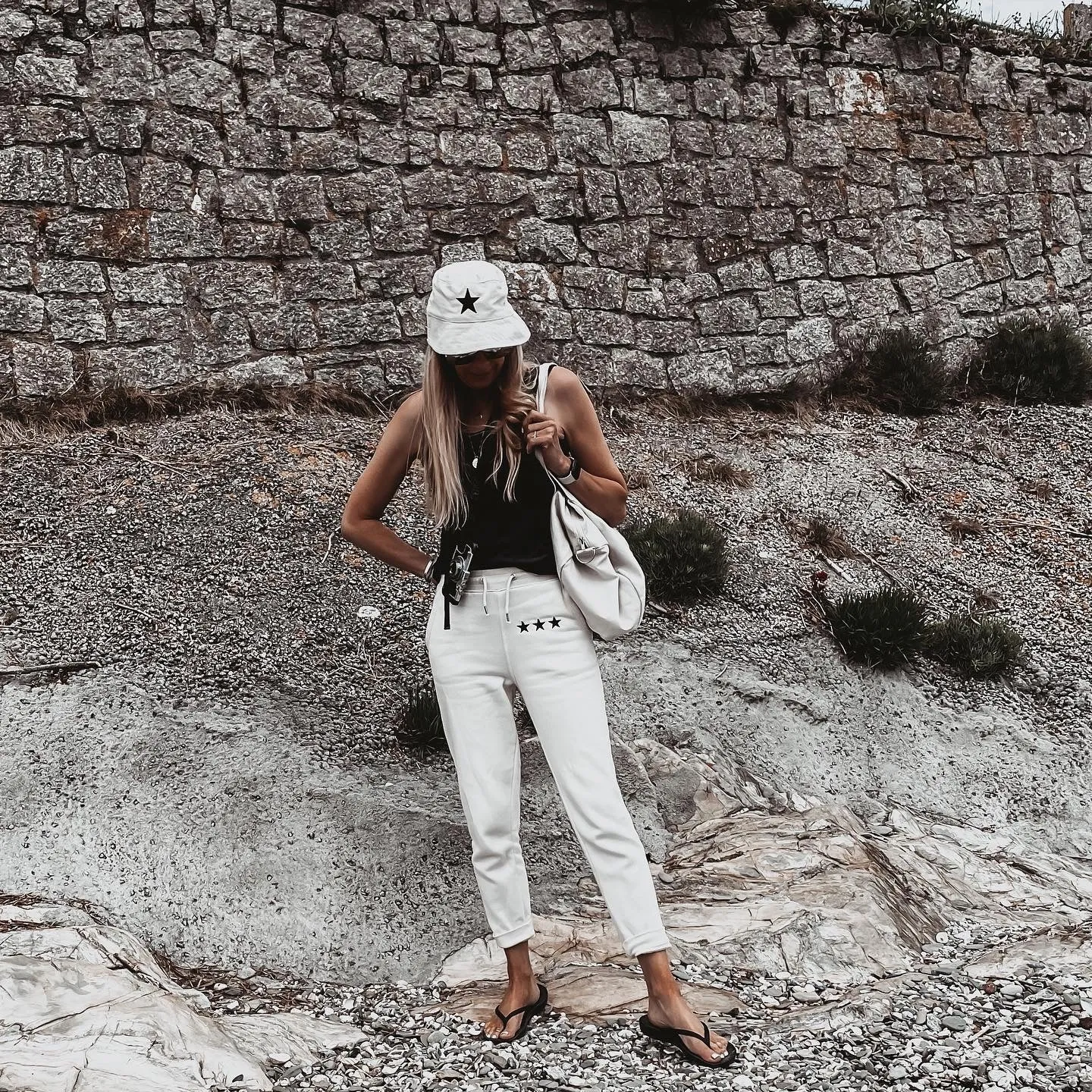 Slouchy Ibiza weekend beach canvas bags