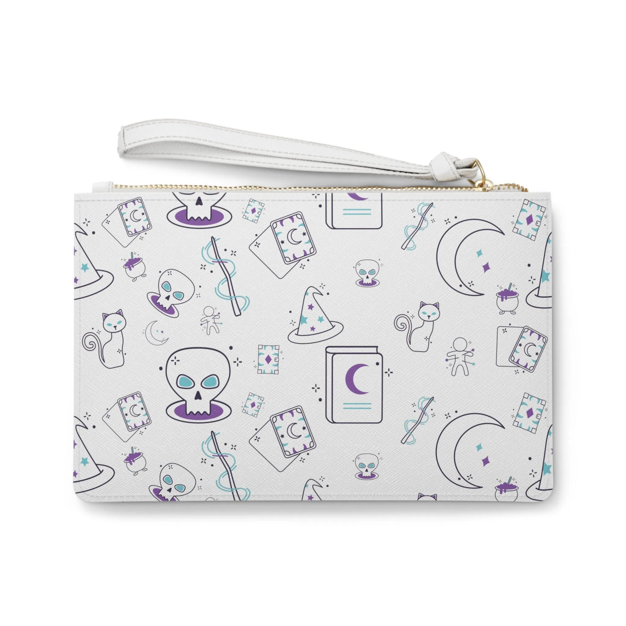 Spellbound White Clutch Bag