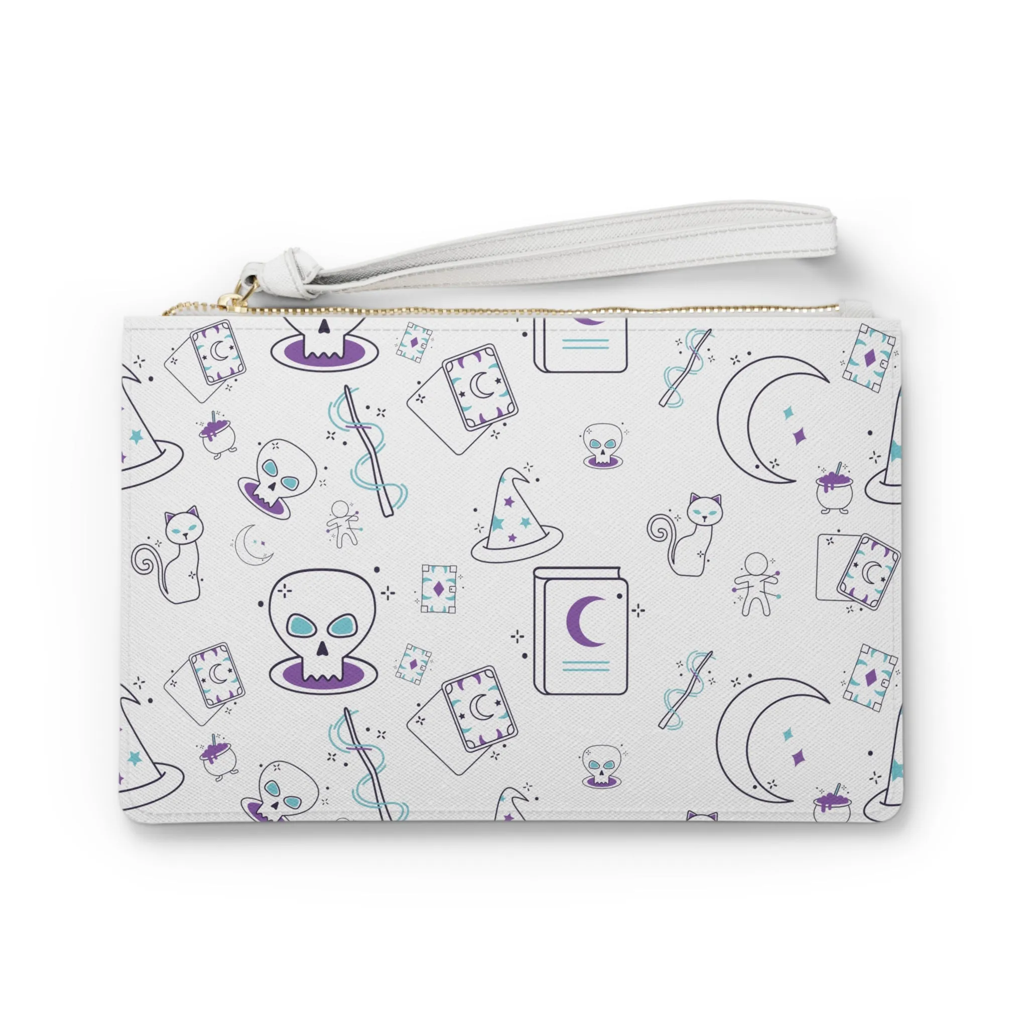 Spellbound White Clutch Bag