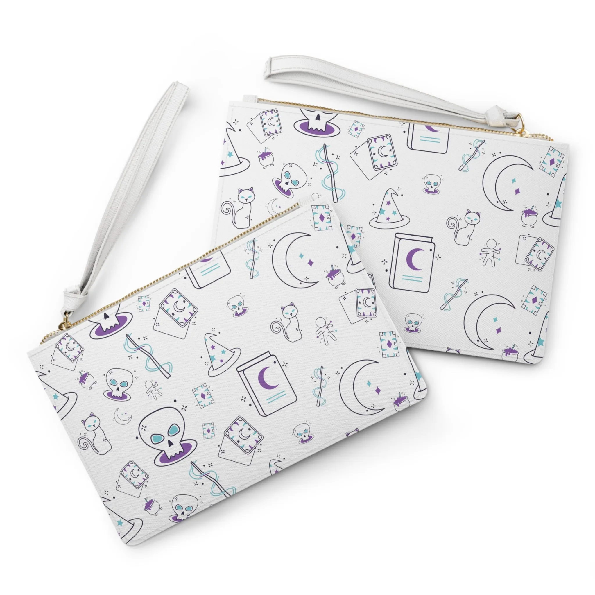 Spellbound White Clutch Bag