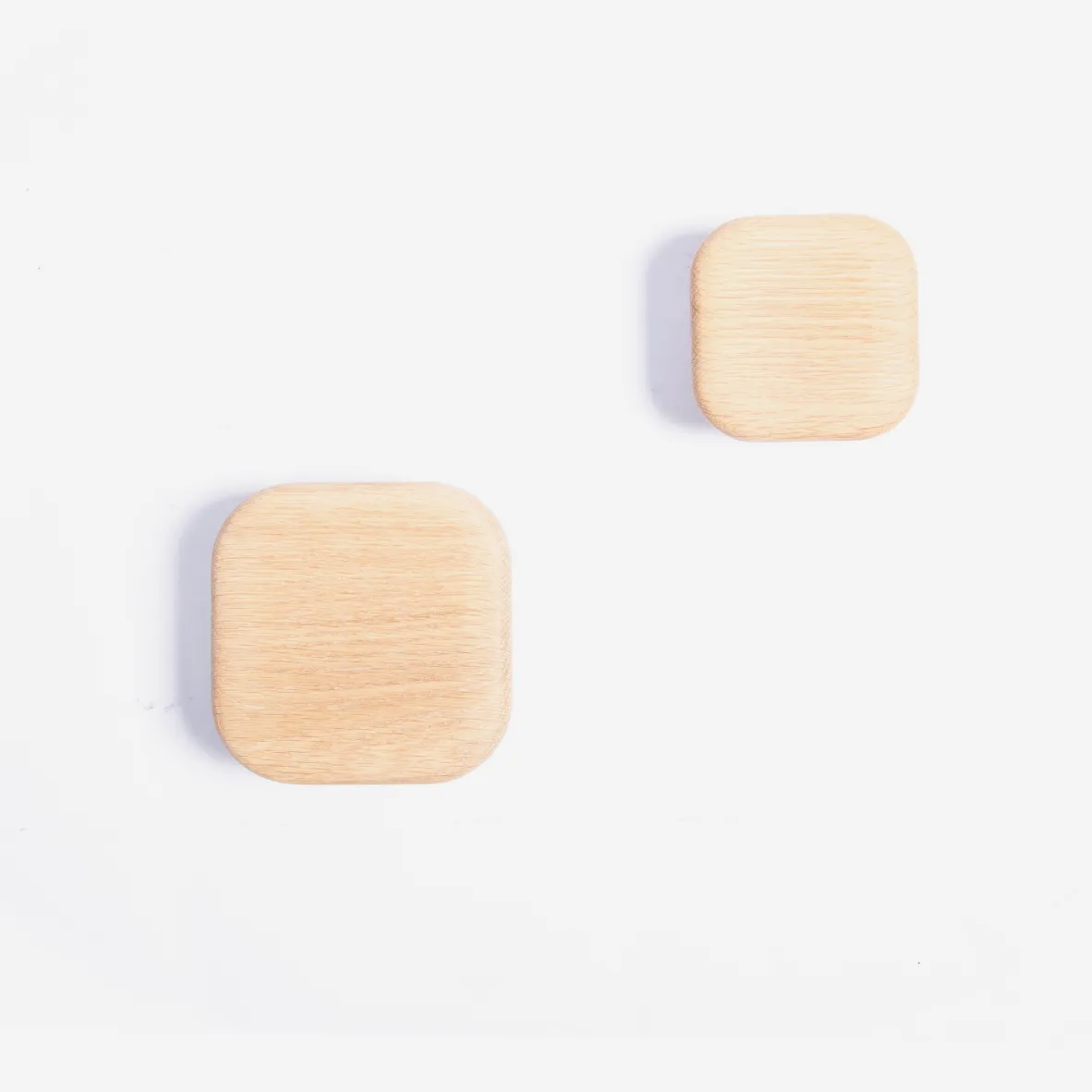 Squared Wall Hooks - Natural